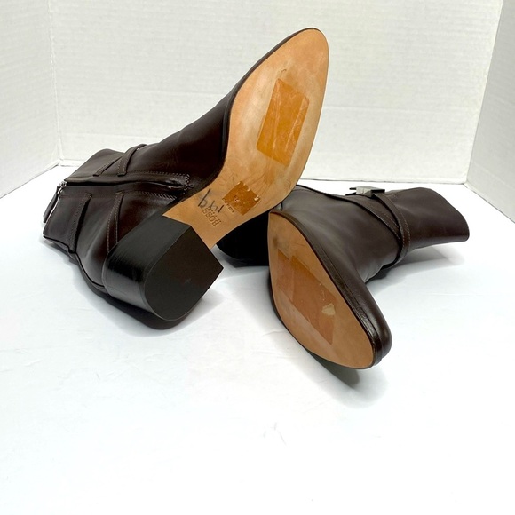 Hugo by Hugo Boss Women Silver Hardware Leather dressy Boots Size 7 - Picture 5 of 6